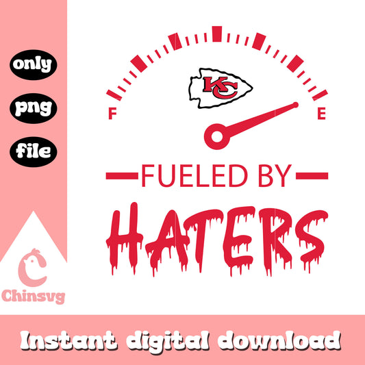 Fueled by haters Kansas City Chiefs design svg, nfl logo svg