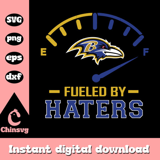 Fueled by haters baltimore ravens team svg, nfl games svg