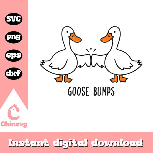 Funny cartoon goose bumps svg, goose bump​ svg, funny svg