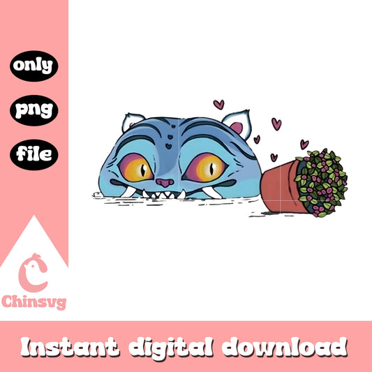 Funny derpy tiger head design png, demon hunter png, kpop tiger png