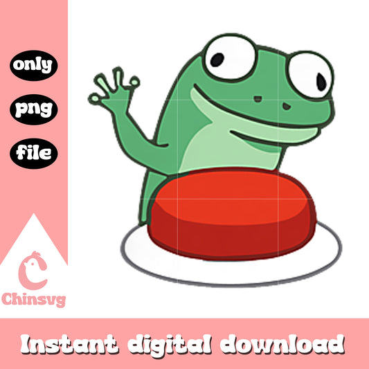Funny lizard button meme png, laughing lizard meme​ png