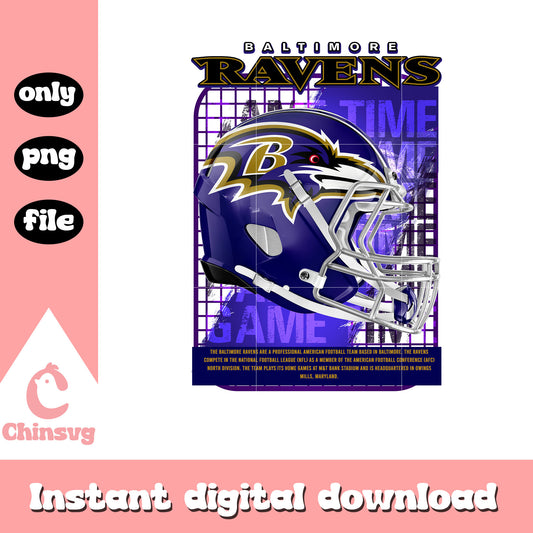 Game time baltimore ravens png, nfl baltimore ravens​ png