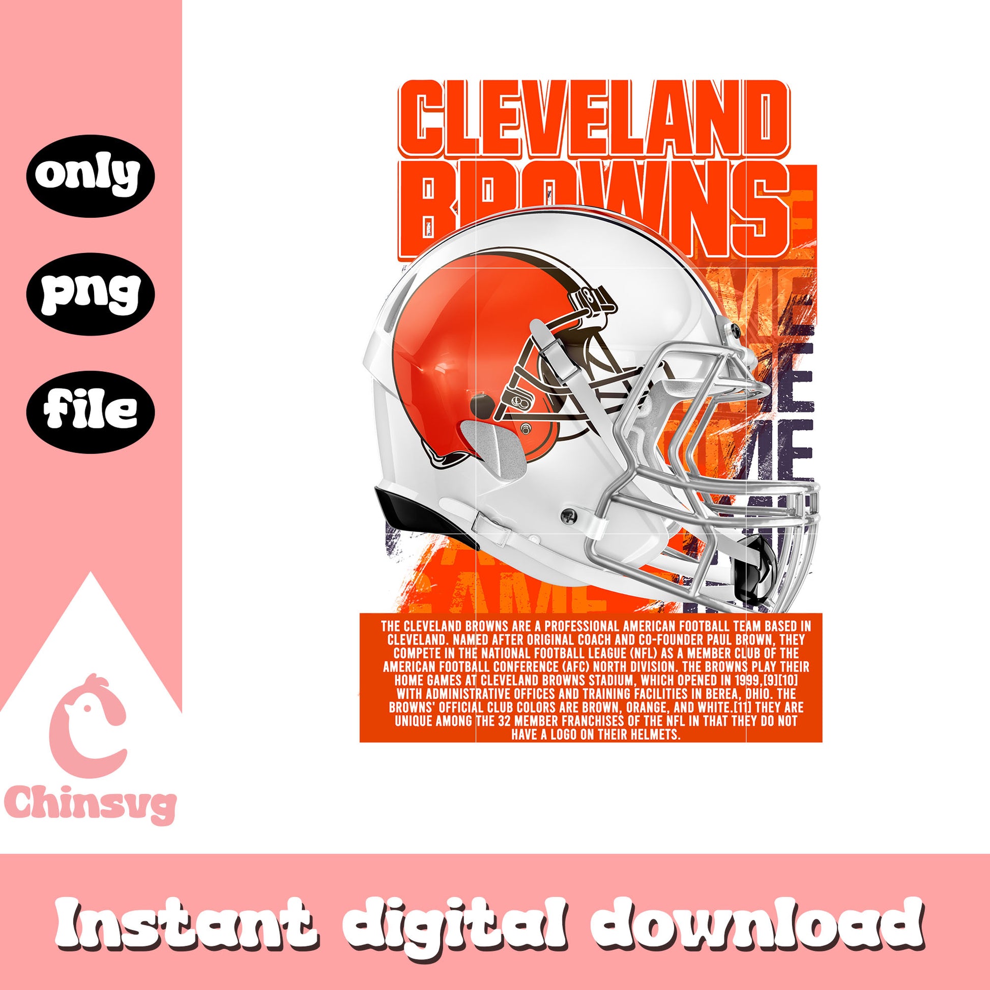 Game time cleveland browns png, browns football nfl​ png
