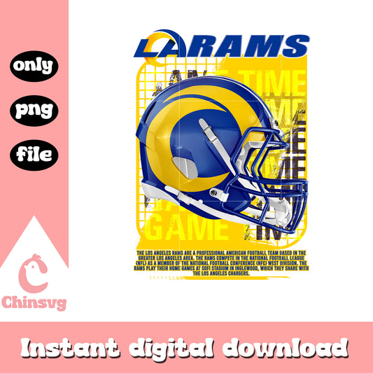 Game time football rams png, los angeles rams nfl​ png