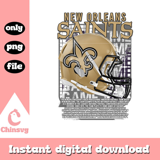Game time football saints png, new orleans saints nfl​​ png