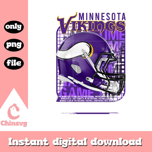 Game time football vikings png, nfl minnesota vikings png