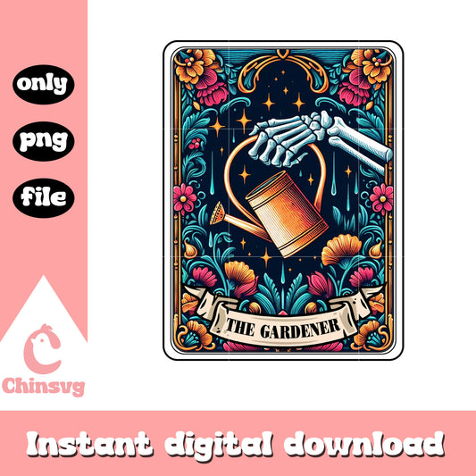 Gardener tarot card png, tarot card generator png, tarot card png