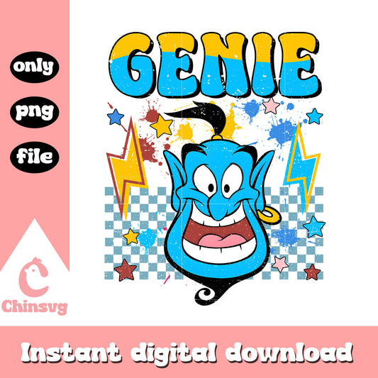 Genie aladdin png, Genie aladdin face png, Genie disney png