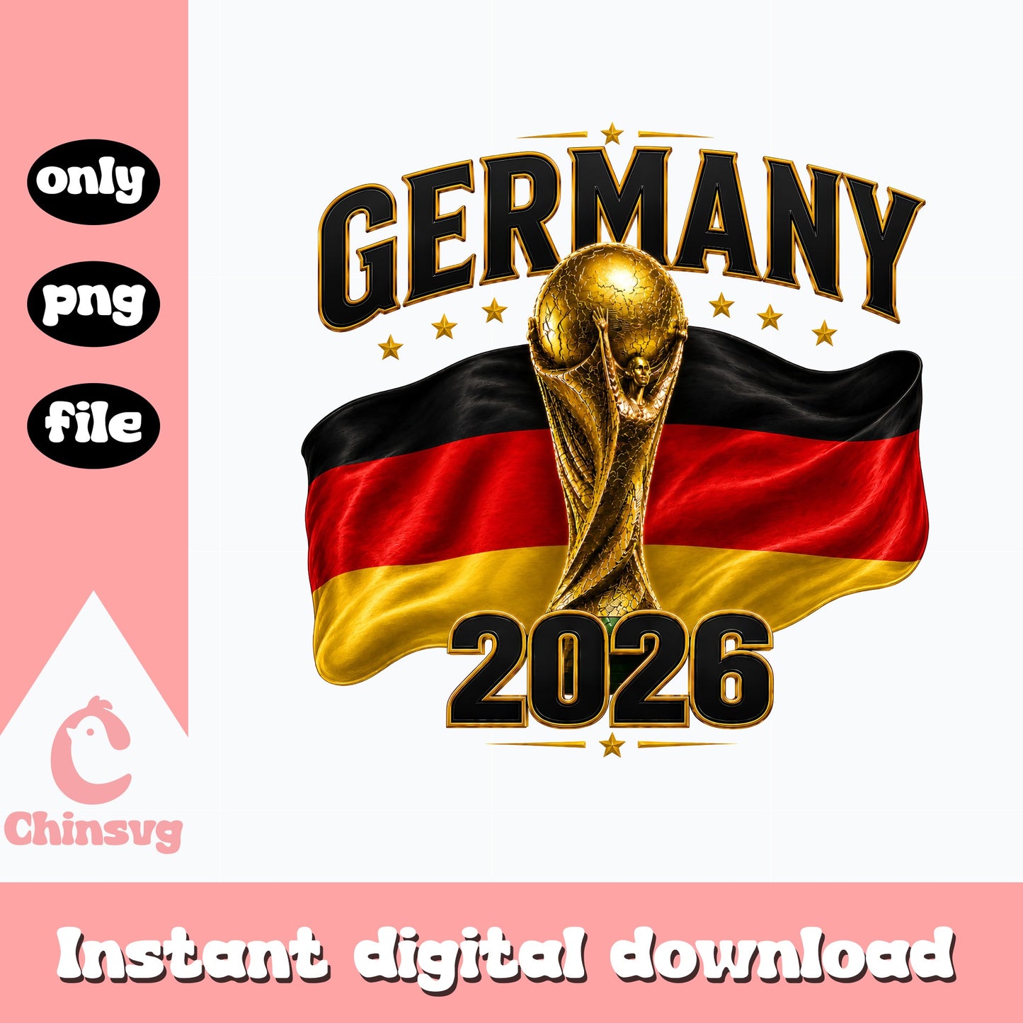 Germany 2026 World Cup PNG, Germany Football Flag, Soccer PNG