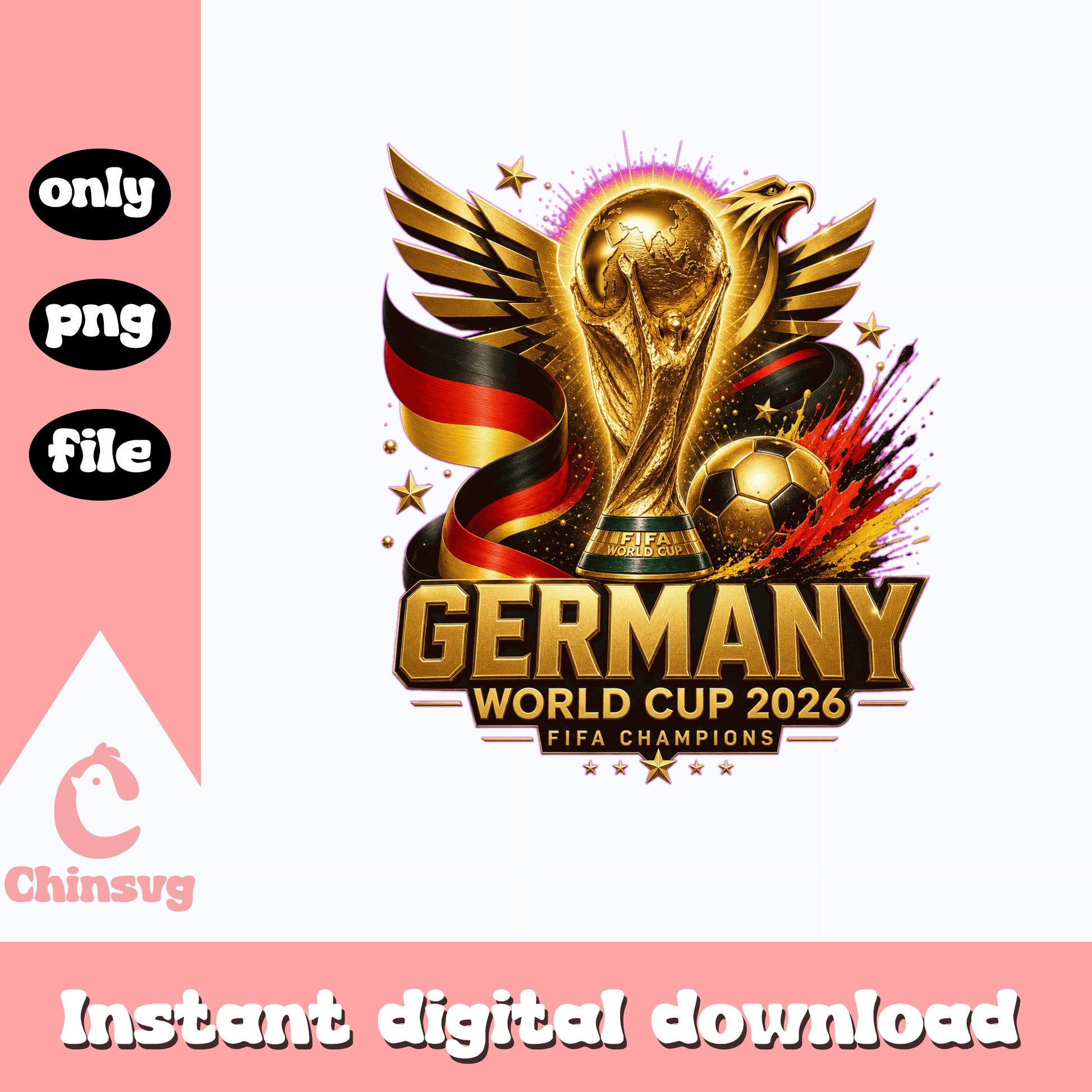Germany World Cup 2026 PNG, FIFA Champions Soccer, Germany Football PNG