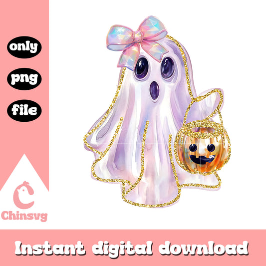 Ghostface coquette bow halloween design png, halloween ghostface png
