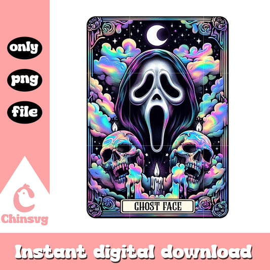 Ghostface halloween deisgn png, ghostface halloween png