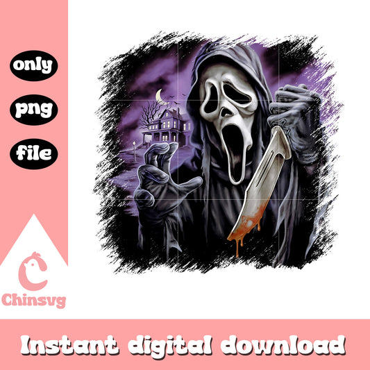 Ghostface scream movie png, ghostface png, horror scream png