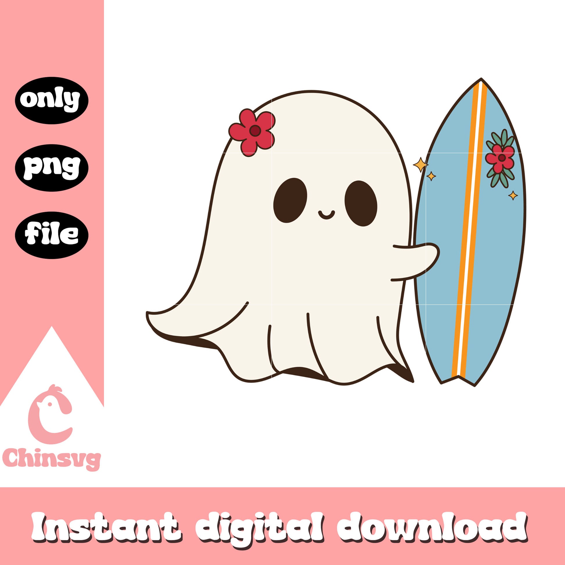 Ghost suffing design png, halloween ghost png