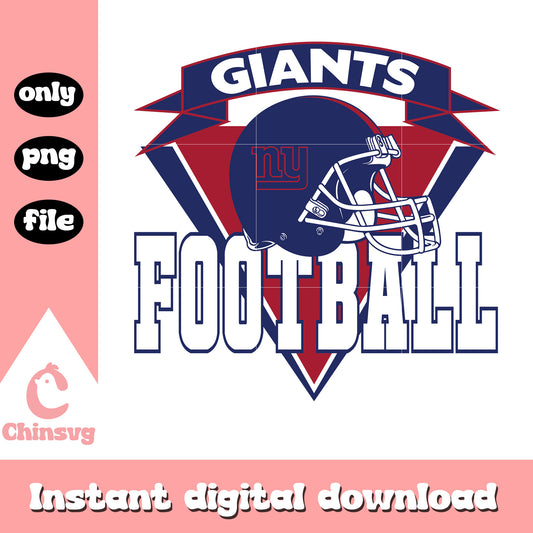 Giants football helmet design svg, football helmet svg