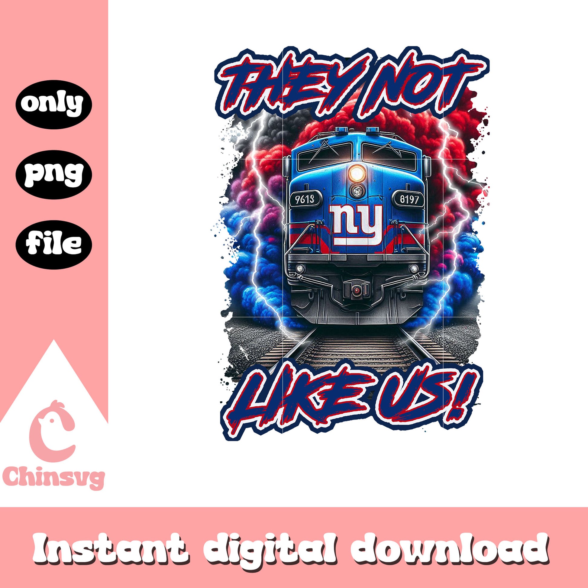Giants they not like us design png, New York Giants png