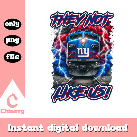 Giants they not like us design png, New York Giants png
