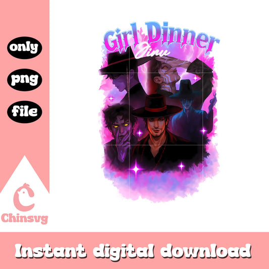 Girl dinner jinu design png, saja boys png, demon hunters png