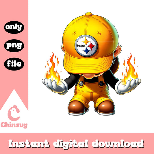 Girl mario pittsburgh steelers png, sport nfl football​​​ png