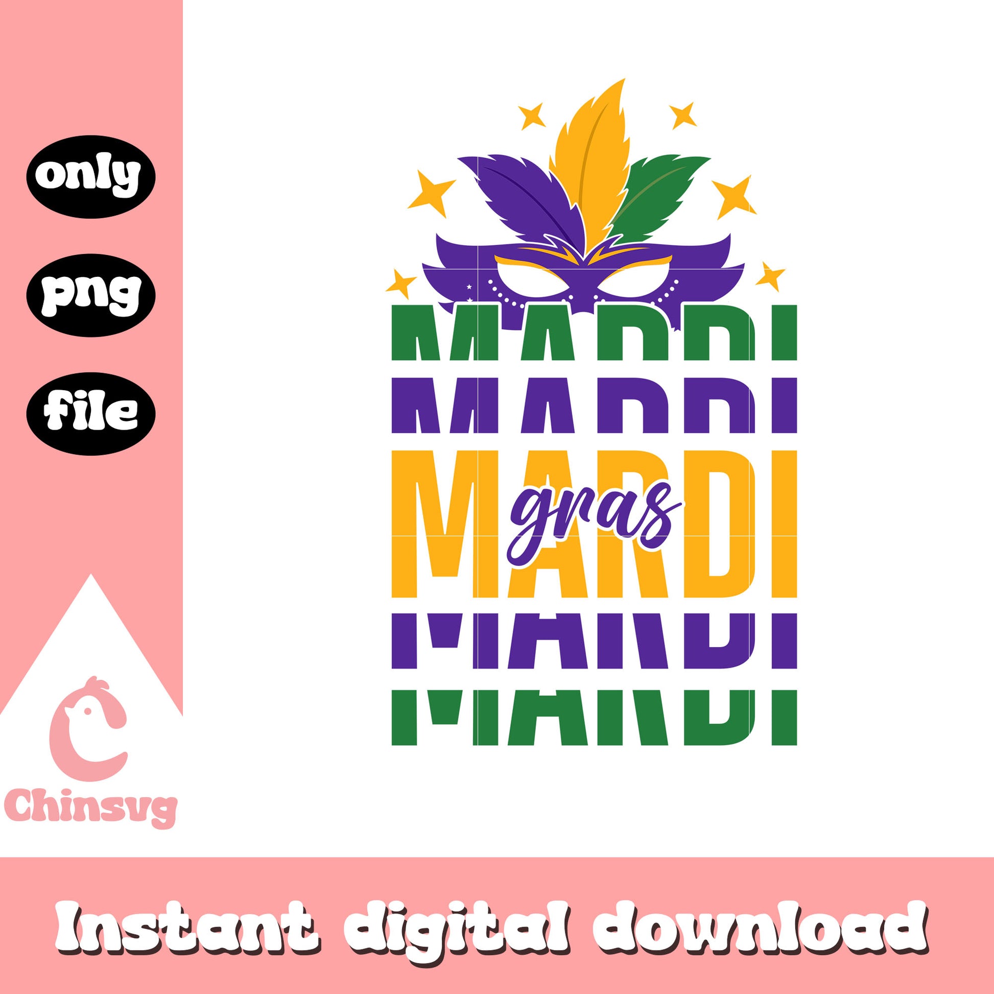 Glitter logo mardi gras png, carnival parades new orleans png