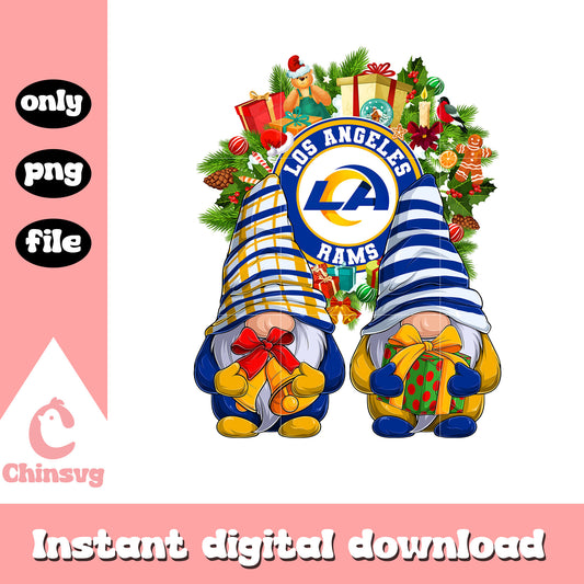 Gnome christmas angeles rams png, los angeles rams nfl png