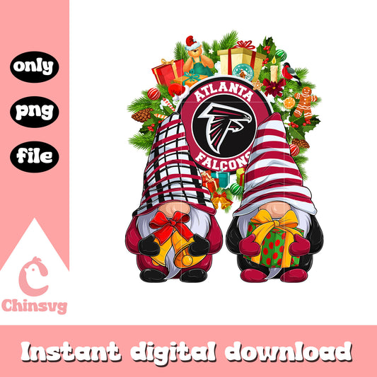 Gnome christmas atlanta falcons png, nfl atlanta falcons png