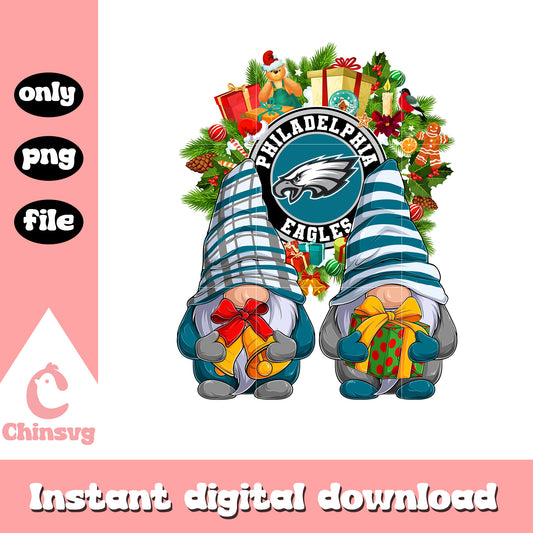 Gnome christmas design eagles png, nfl philadelphia eagles​​ png