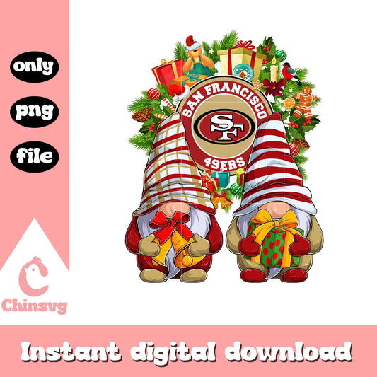Gnome christmas francisco 49ers png, nfl san francisco 49ers​​ png