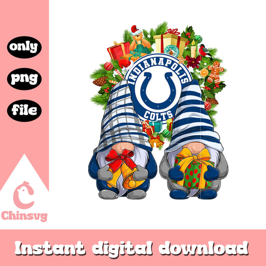 Gnome christmas indianapolis colts png, indianapolis colts news​ png