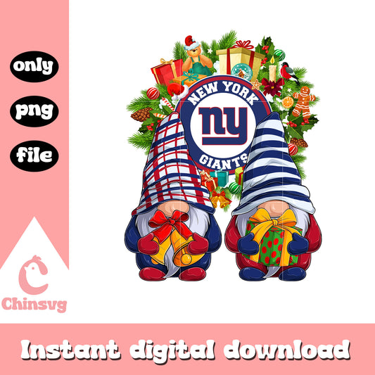 Gnome christmas logo giants png, new york giants nfl​​ png