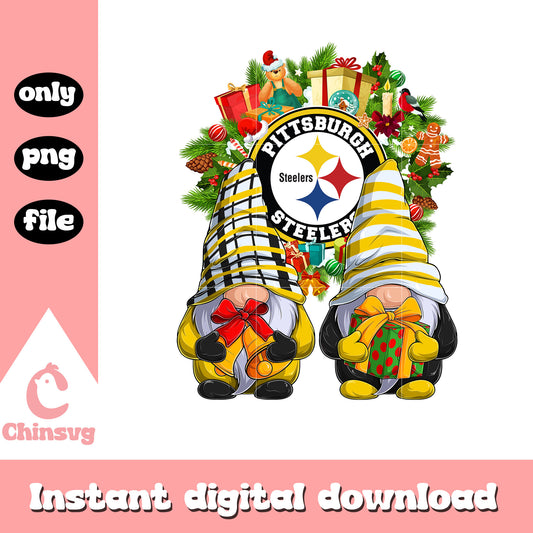 Gnome christmas pittsburgh steelers png, nfl pittsburgh steelers​ png 
