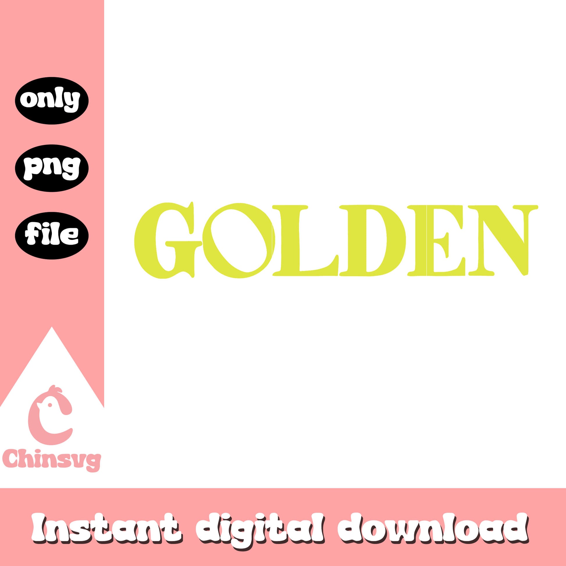 Golden logo kpop demon hunters png, kpop demon hunters png