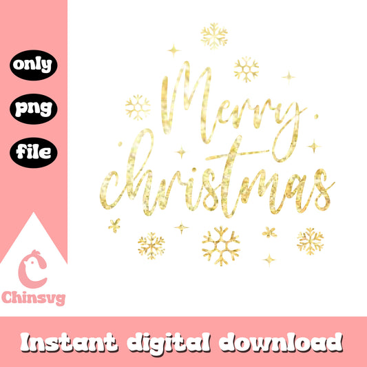 Golden merry christmas logo design png, merry christmas png