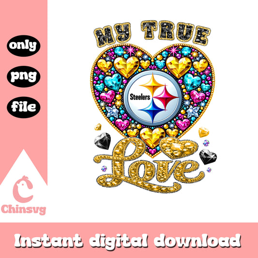 Gold heart logo steelers png, nfl pittsburgh steelers news​ png