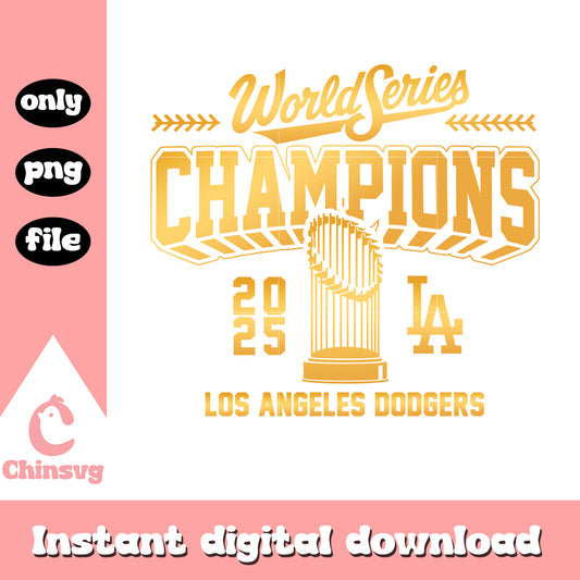 Gold world series champions png, los angeles dodgers game png