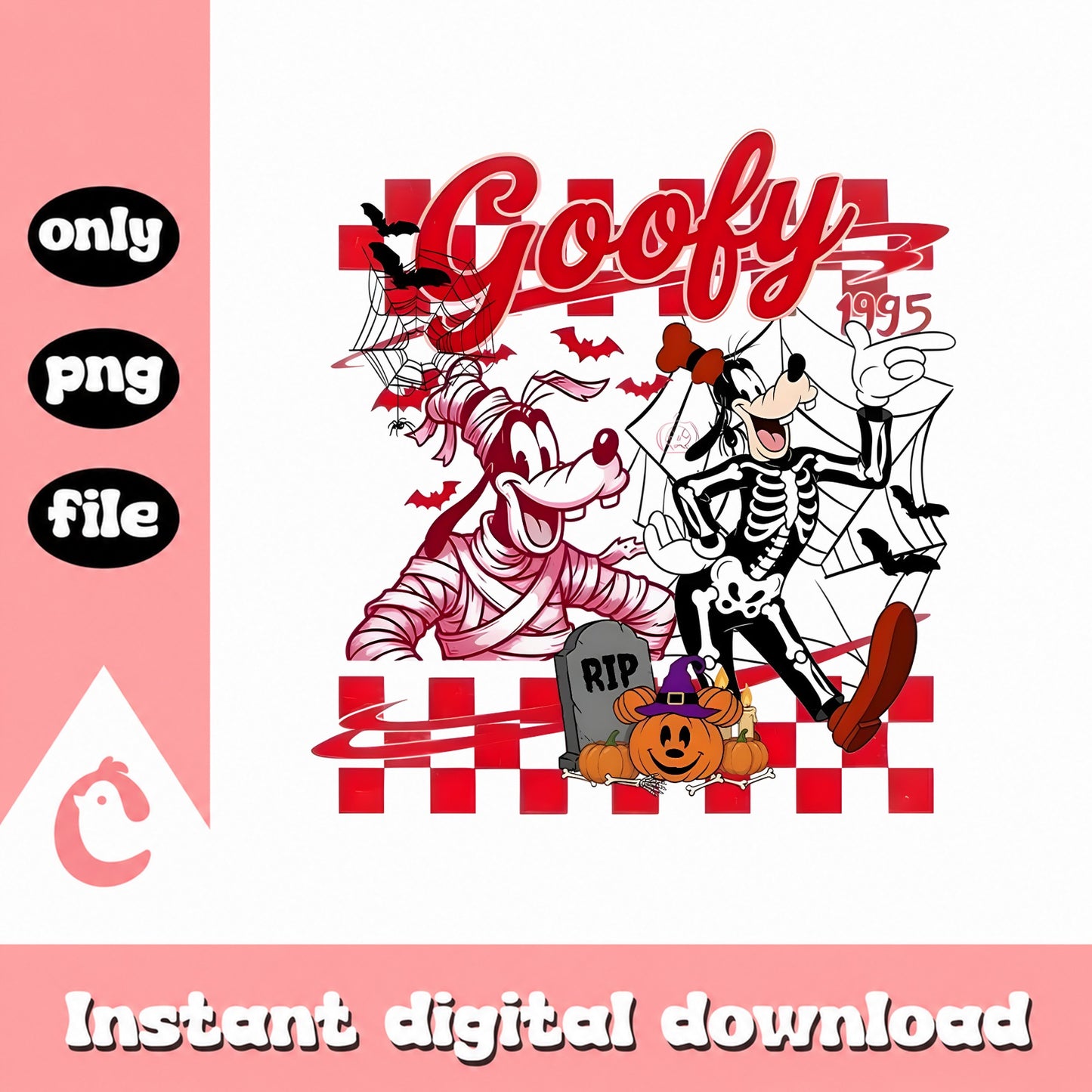 Goofy Halloween PNG, Disney Skeleton Goofy, Halloween PNG