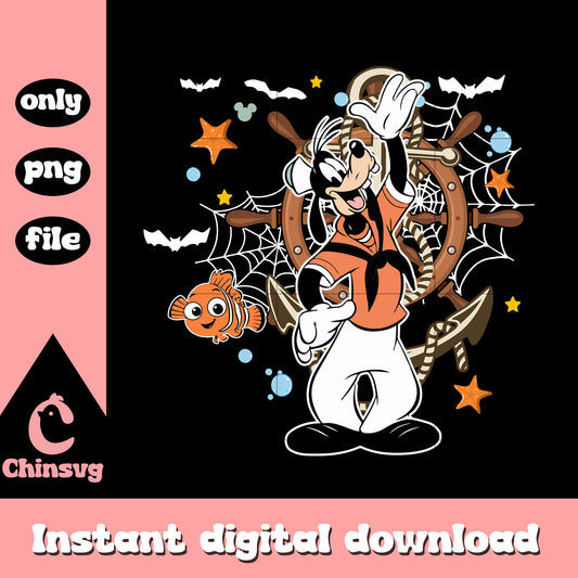 Goofy character disney halloween design png, goofy disney cartoon png