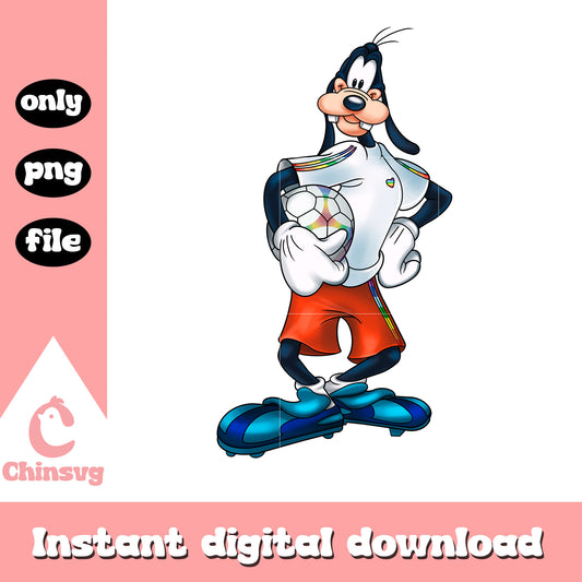 Goofy disney football player design png, goofy cartoon movie png