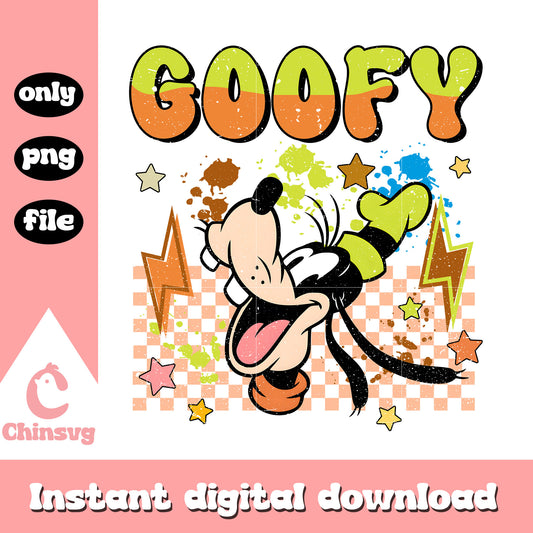 Goofy dog disney cartoon png, disney cartoon png, goofy dog png