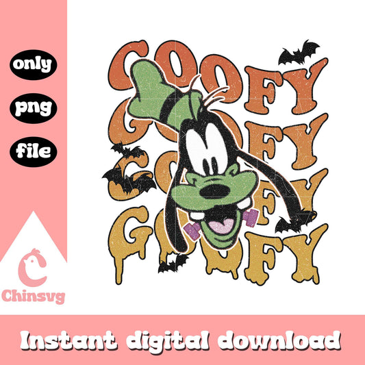 Goofy face halloween vibes png, goofy characters png