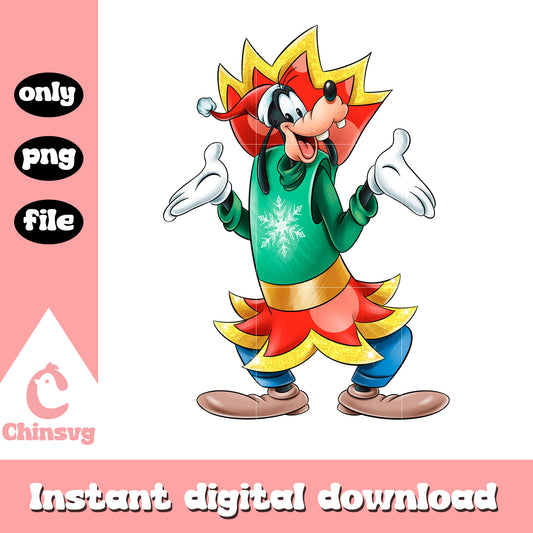 Goofy mickey mouse cartoon design, disney christmas goofy png 