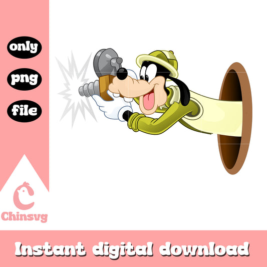Goofy safari design png, mickey mouse goofy png, disney safari png