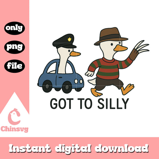 Goose freddy krueger got to silly png, nightmare on elm street png