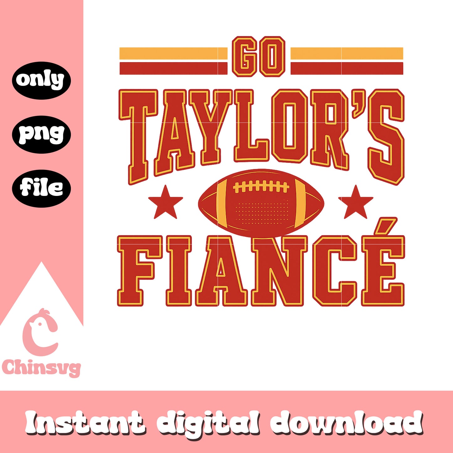 Go taylor's fiance football design png, swiftie engagement png