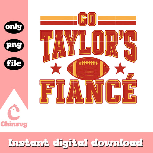Go taylor's fiance football design png, swiftie engagement png