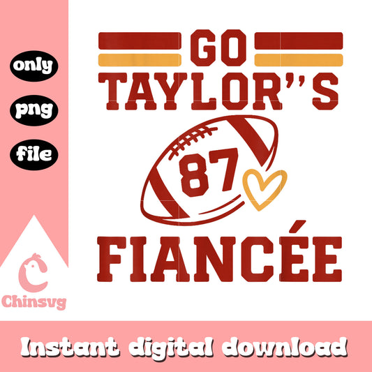 Go taylor's fiance logo design png, chiefs kelce png, taylor swift png