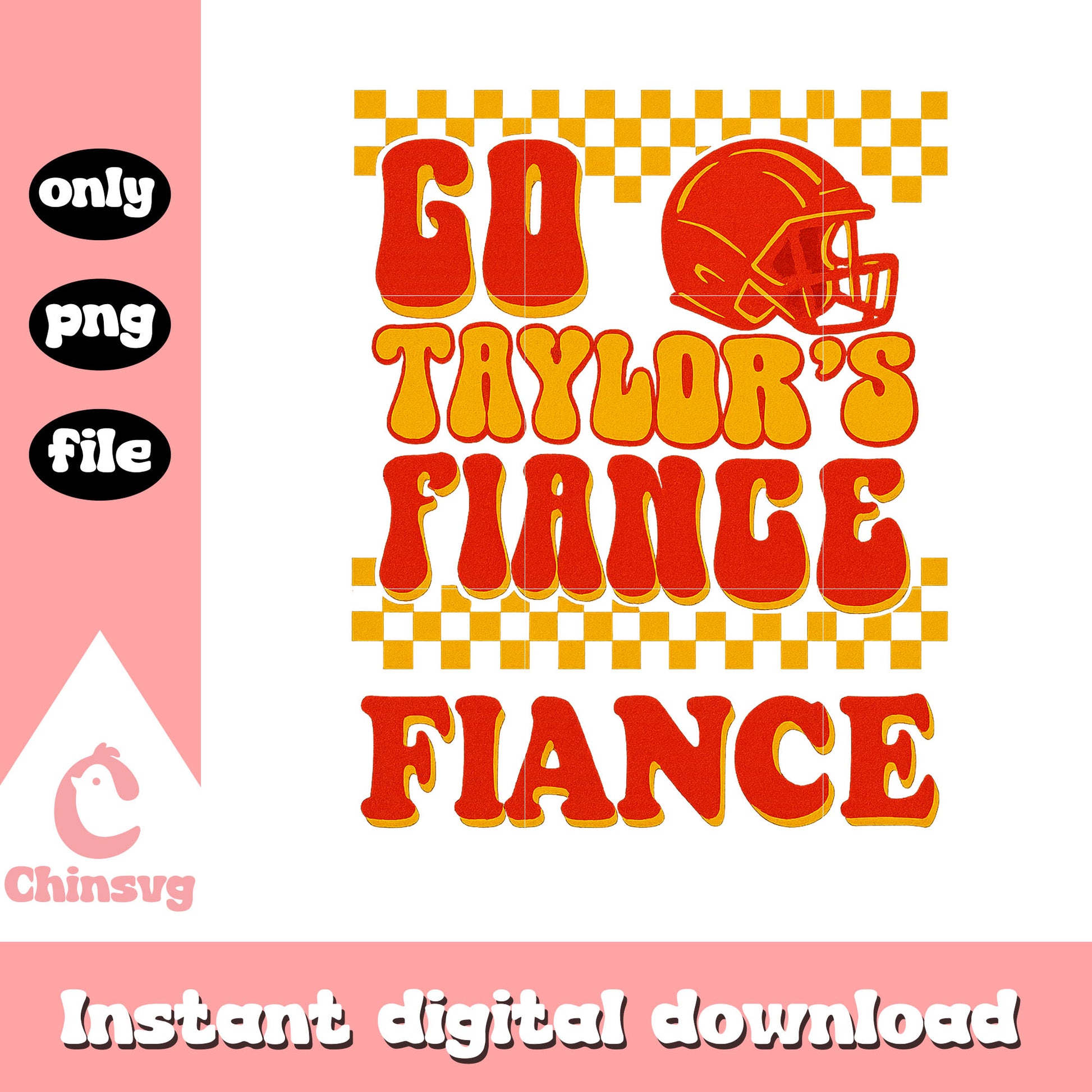 Go taylor's fiance text design png, taylor swift chiefs png