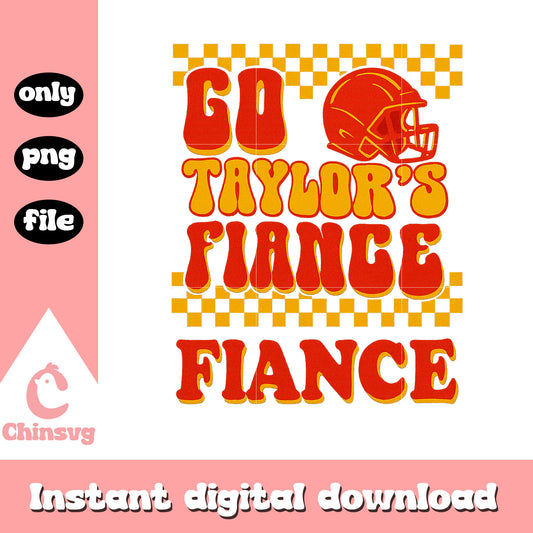 Go taylor's fiance text design png, taylor swift chiefs png
