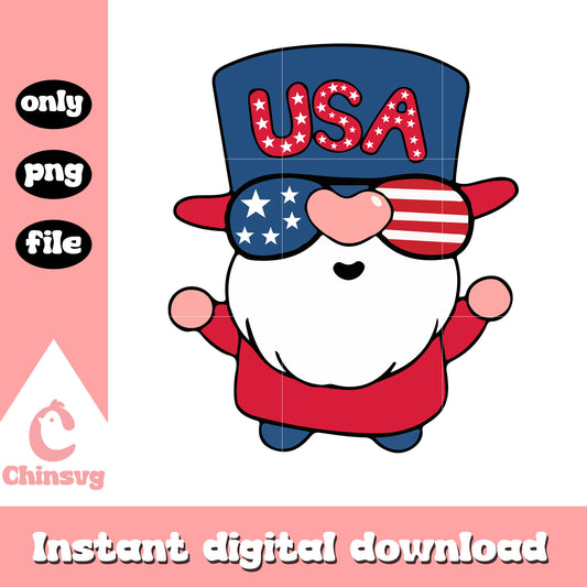 Grandma's little gnomies USA hat png, grandma little gnomies png
