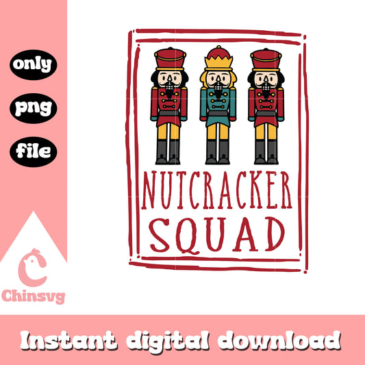 Graphic nutcracker squad christmas png, nutcracker christmas png